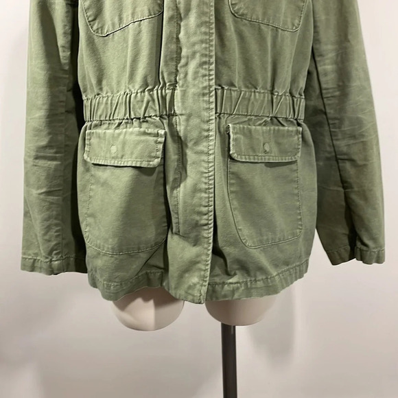 Kensie Jeans Olive Utility Jacket L - Picture 3 of 16